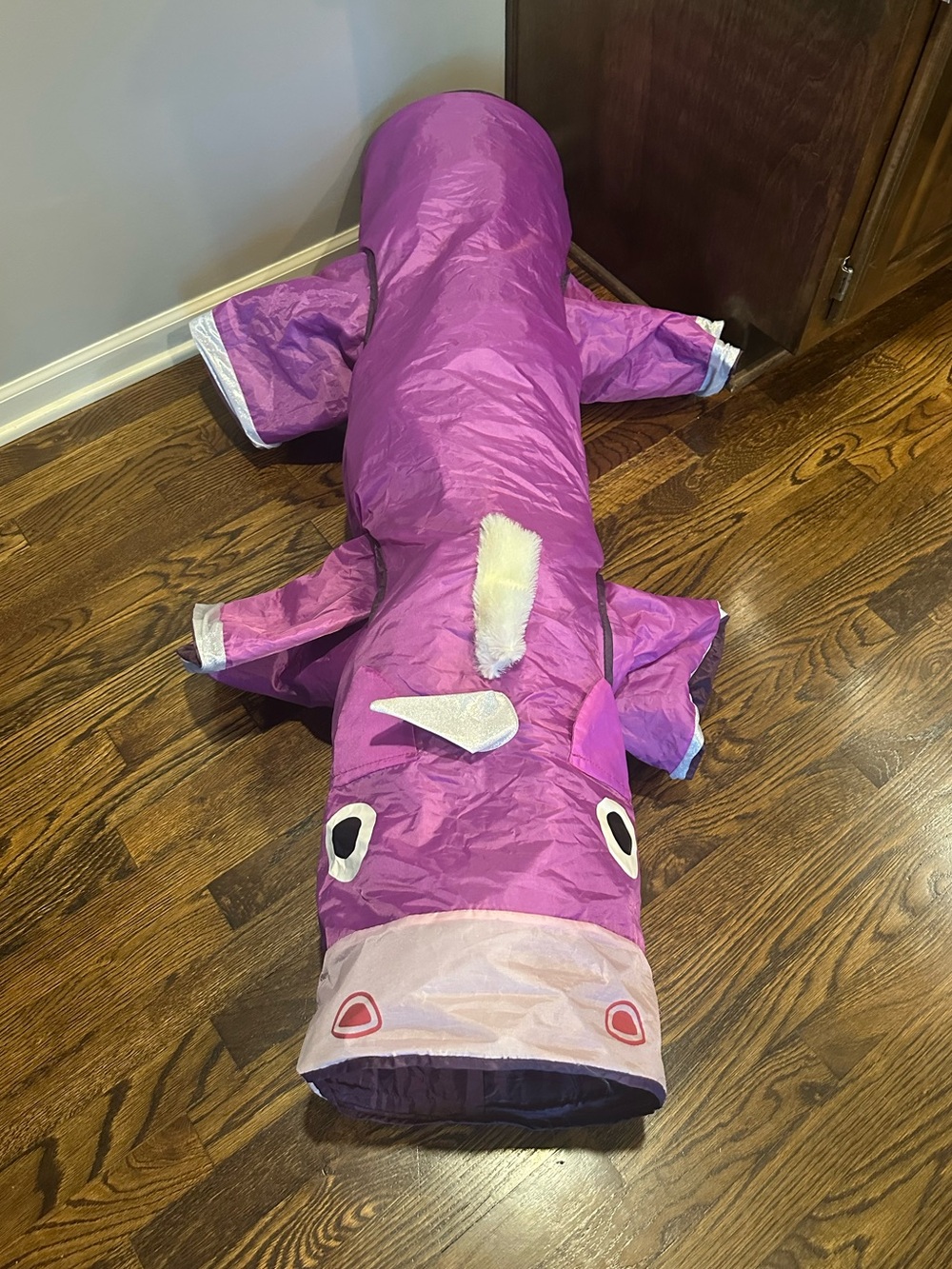 Purple Unicorn Cat Tunnel Toy with Interactive Features Mad Cat Mewnicorn Tunnel